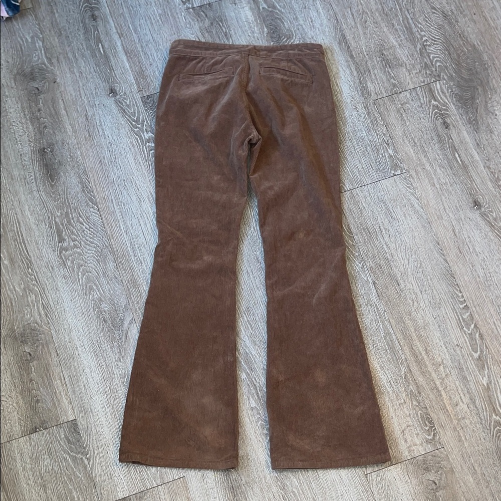 Brandy Melville Brown Corduroy Flare Jeans - Picture 8 of 8